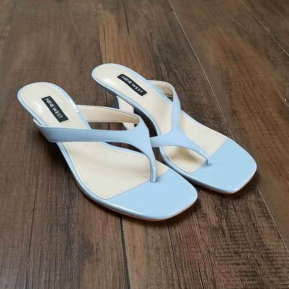 Nine West Shoes - Nine West Manold Kitten-Heel Thong Sandals